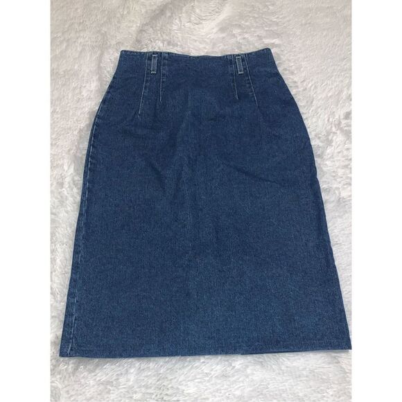 Vintage St John’s Bay Denim Midi Maxi Skirt Size 12 - Picture 12 of 16